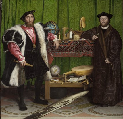 The Ambassadors by Hans Holbein the Younger, 1533