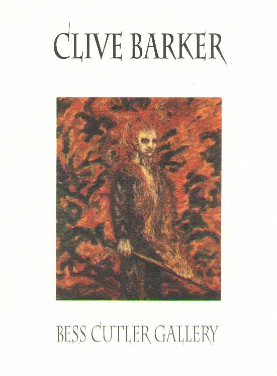 Clive Barker at the Bess Cutler Gallery