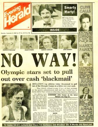 Evening Herald, Ireland - 8 September 1988
