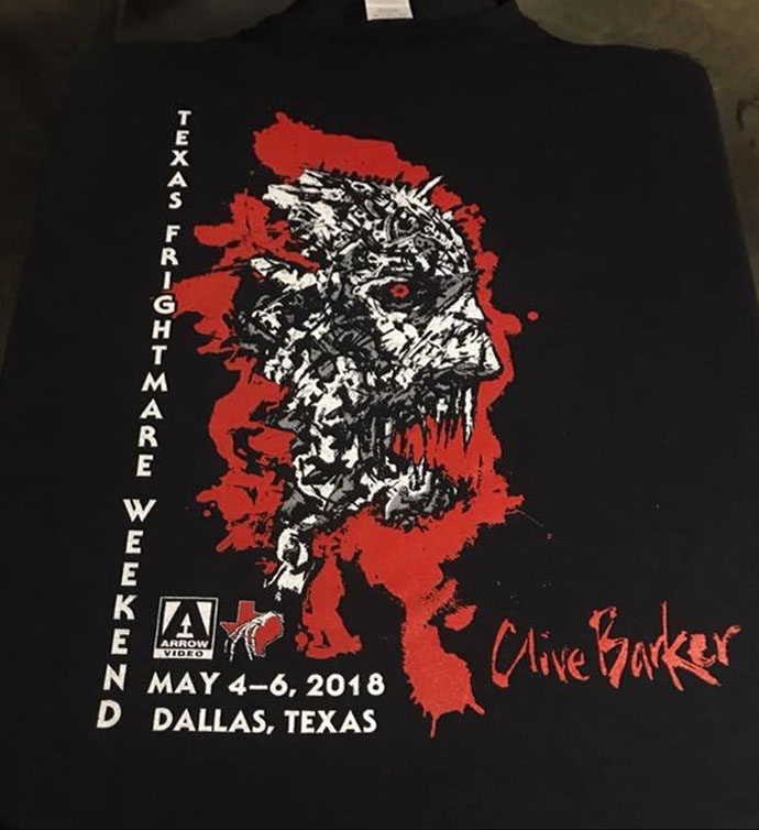 Clive Barker - Frightmare tee
