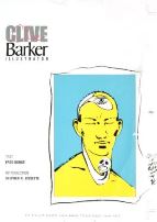 Clive Barker - Illustrator - Printer's proofs