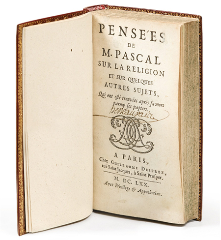 Pascal - Pensées