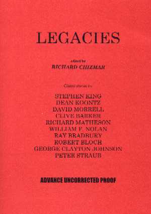 Legacies - paperback proof