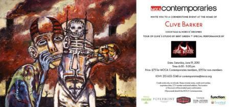Clive Barker's MOCA Contemporaries Event, Los Angeles