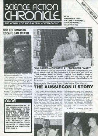 Science Fiction Chronicle - No 74, November 1985