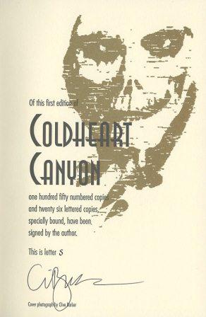 Clive Barker - Coldheart Canyon