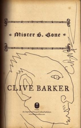 Clive Barker - Mister B. Gone, US
