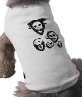 Clive Barker - Skulls - Tee shirt for dogs...
