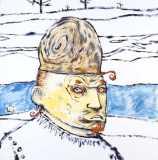 Clive Barker - Man With Snail Helmet