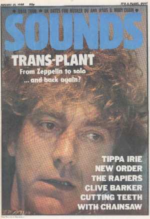 Sounds, 31 August 1985