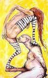 Clive Barker - Woman In Striped Stockings