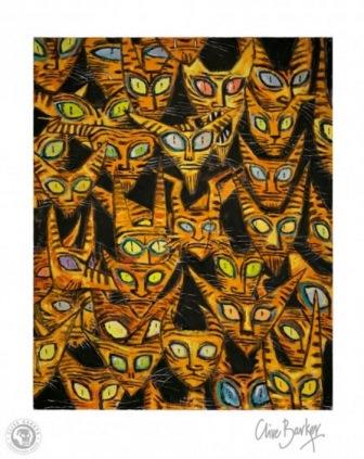 Clive Barker - Tarrie Cats print