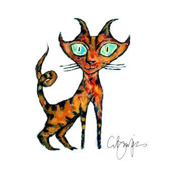 Clive Barker - Tarrie Cat print