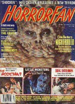 Horrorfan, Vol 1 No 3, Fall 1989