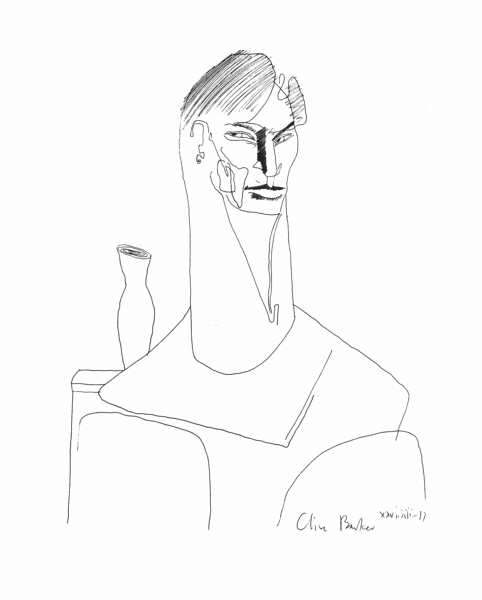 Clive Barker - Man And Vase