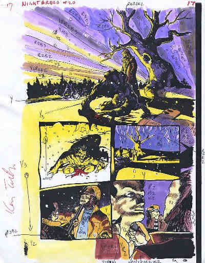 Nightbreed Book 20 Original Colouring