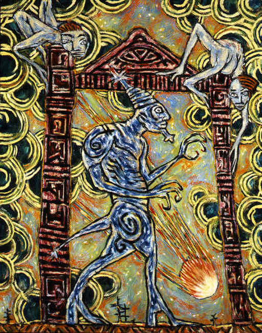 Clive Barker - Priest With Archway And Comet