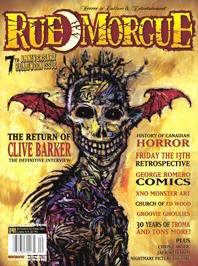 Clive Barker - Rue Morgue 7th anniversary poster