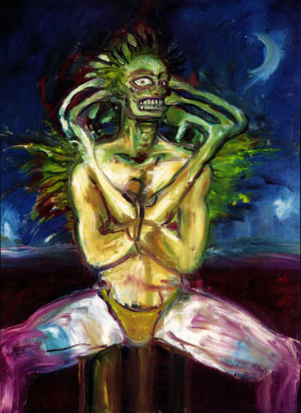 Clive Barker - Seated Man.