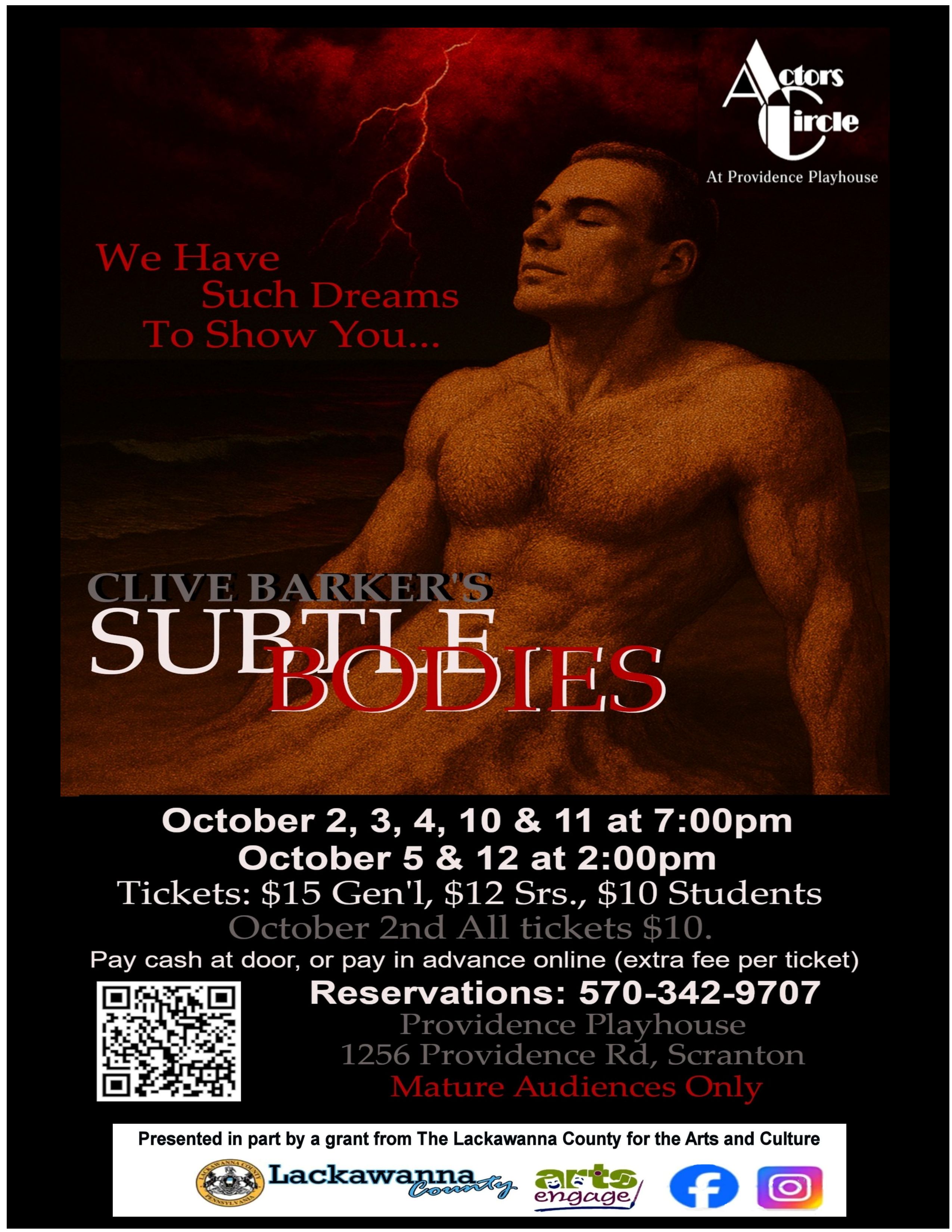 Subtle Bodies - Actors Circle at Providence Playhouse
