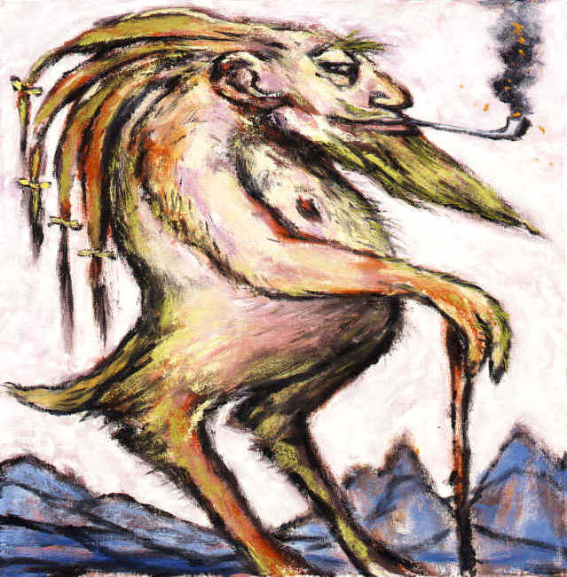Clive Barker - [untitled Abaratian Pipe-Smoker]
